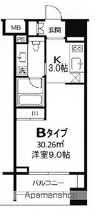 TLRレジデンス両国【4階】の間取り