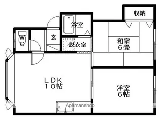 ホワイトセブン【203号室】の間取り