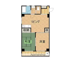 綾グリーンコーポ【4階】の間取り