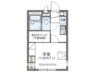 レオパレスエレガンテ【2階】の間取り
