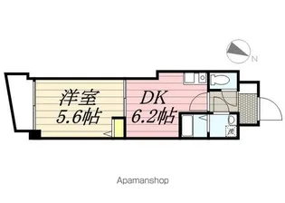 エムロード平尾【8階】の間取り