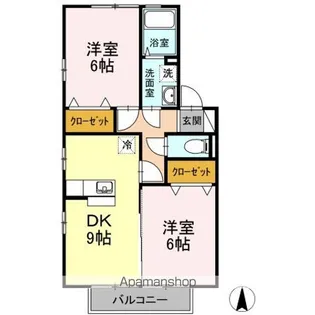 パルコート IKE【2階】の間取り