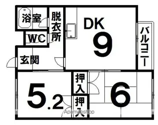 モアシャンブレ【101号室】の間取り