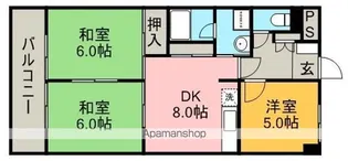 鈴木ビル【306号室】の間取り