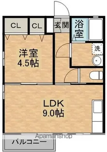 プレシャスSK【2階】の間取り