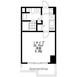 SIDE ONE【7階】の間取り
