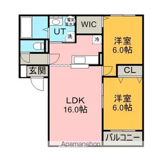ロイヤルビレッジ【203号室】の間取り