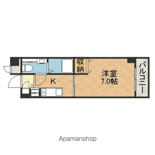 サンピラー茨木byK&I【3階】の間取り