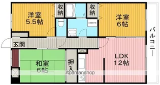 グランドエムユー【5階】の間取り