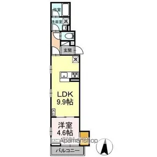 セレスティア東保木間【2階】の間取り
