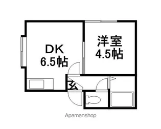 グランフォルム南6条【3階】の間取り