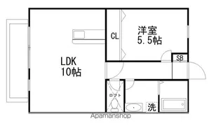 フォレスト【2階】の間取り