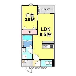 LECOCON半田Ⅴ【203号室】の間取り