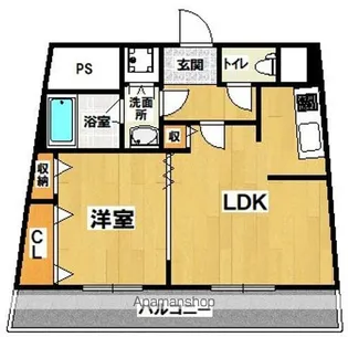 ヴァンティアン【5階】の間取り