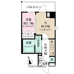 SUNFLOWER GARDEN【3階】の間取り