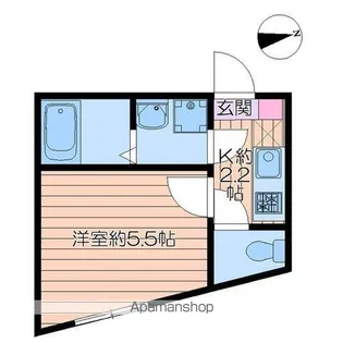 LONG HILL 1号館【1階】の間取り