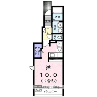 シャンス エール【1階】の間取り