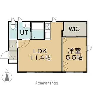 アルモニーア東館【3階】の間取り
