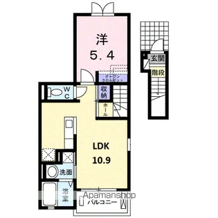 ピュアライフ【2階】の間取り