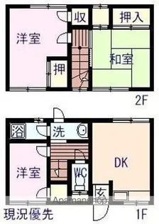 コーポ多田【102号室】の間取り