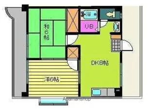 レジデンス華【1階】の間取り
