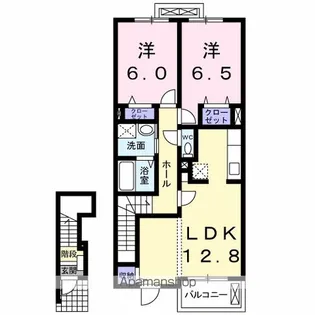 岐阜県各務原市那加東新町2丁目【アパート】の間取り