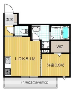 ブラン シェトワ【307号室号室】の間取り