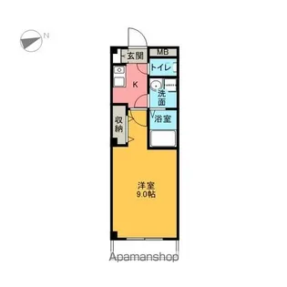ユースハイムマルユウ【305号室】の間取り