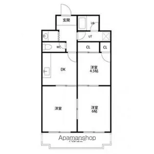 スカイベル【2階】の間取り