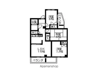 アネックス91【301号室】の間取り