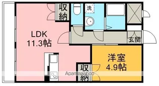 エスポワール(関間)【2階】の間取り