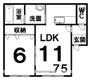 RITTO(リット)【3階】の間取り