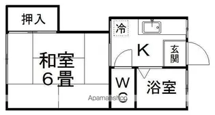 第2畠山アパート【205号室】の間取り