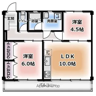 友孝マンション【2階】の間取り