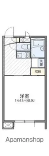 レオパレス渓ーせせらぎー【1階】の間取り
