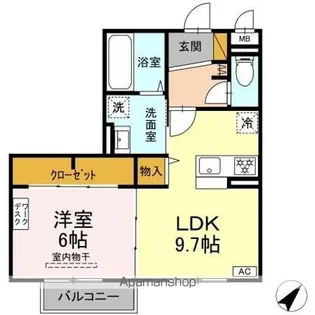 モアニおおたか【3階】の間取り