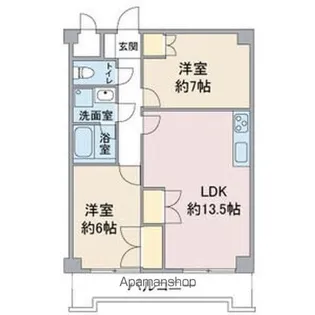 メゾンドエトワール【2階】の間取り