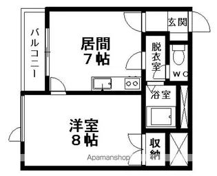 エースⅡ【301号室】の間取り