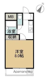 シャイン寺本【103号室】の間取り