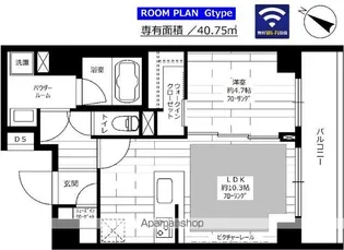 グランドコンシェルジュ日本橋水天宮【2階】の間取り