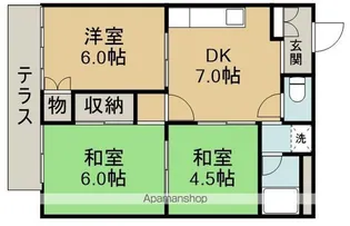 シティハイツM・N【1階】の間取り