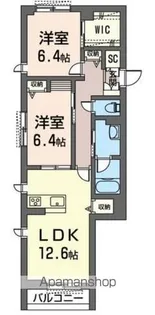 クレファヴォーレ【101号室】の間取り