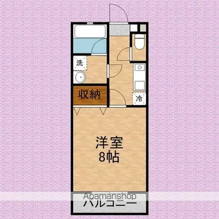 シャトー21【103号室】の間取り