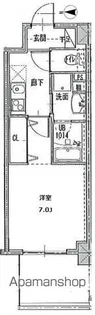ジュール亀島【302号室号室】の間取り