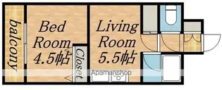 ドミローレル第11【201号室】の間取り