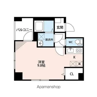 ブラスト万代【5階】の間取り
