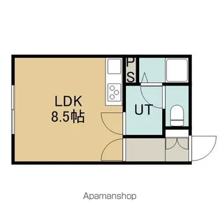 ラ・セゾン【E号室】の間取り