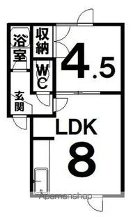 コーポすみれ(北5)【2階】の間取り