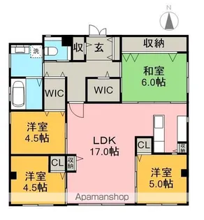 エストゥディオY【1階】の間取り