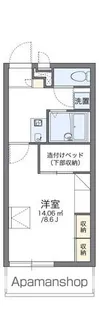 レオパレス打田【206号室】の間取り